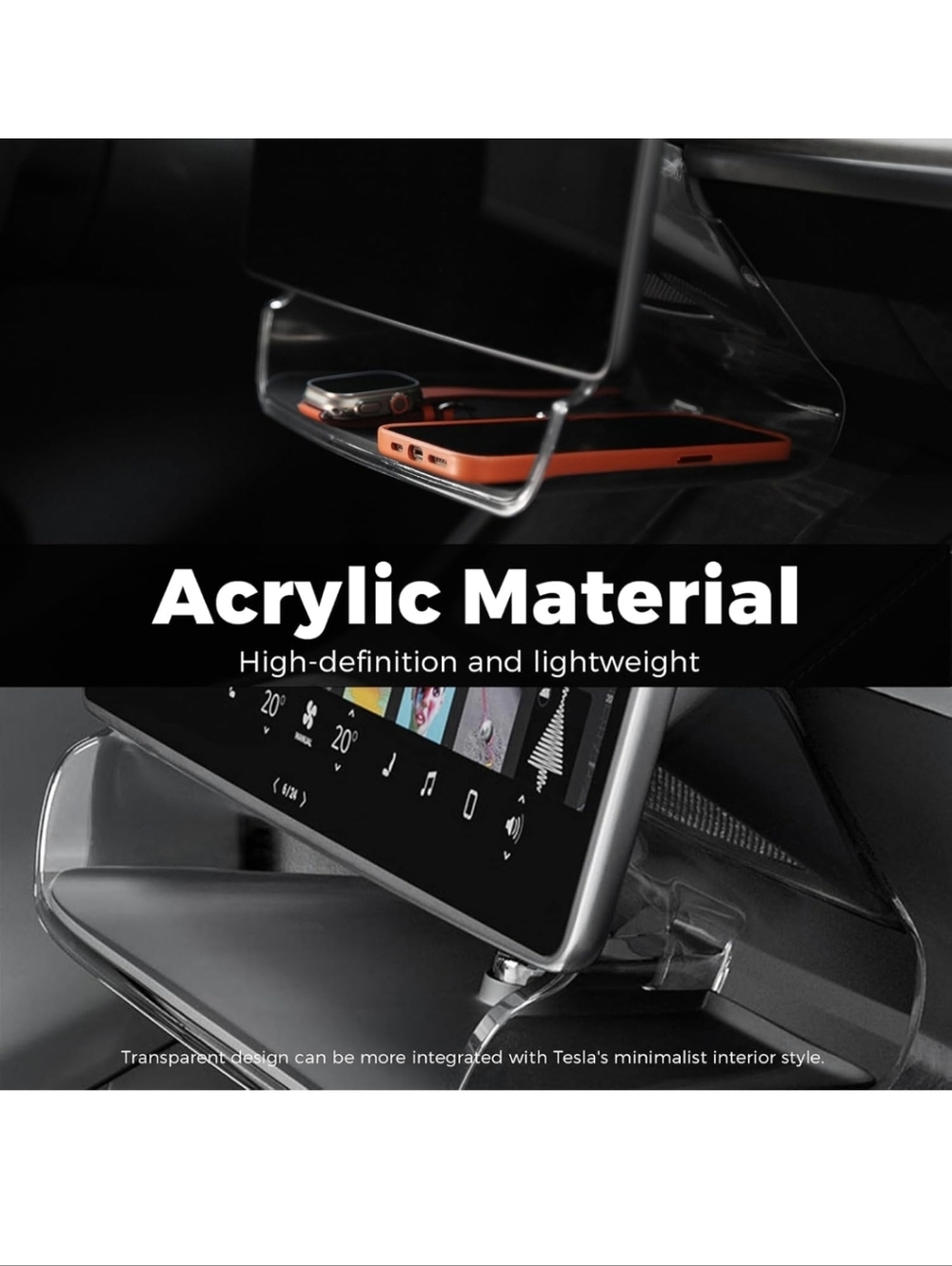 NIB TESLA MODEL 3 SCREEN STORAGE - Picture 4 of 8